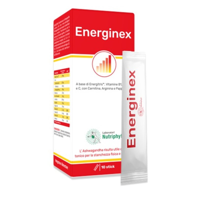 Laboratori Nutriphyt Energinex Integratore Alimentare 10 stick