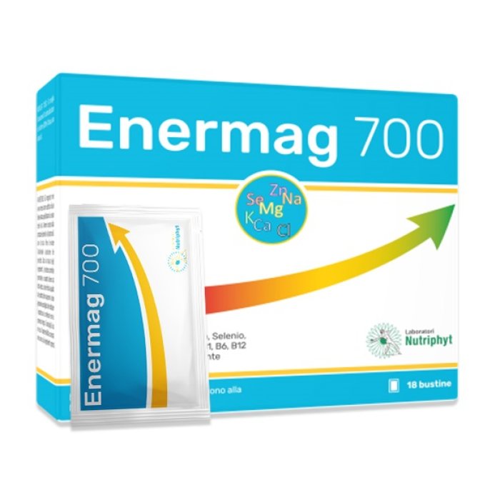 Laboratori Nutriphyt Enermag 700 Complemento Alimentare 18 Bustine