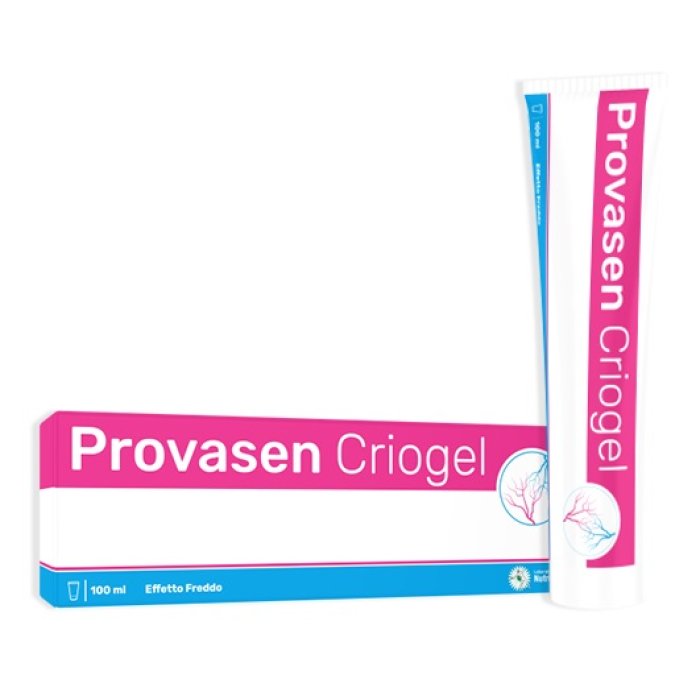 Provasen Criogel 100 ml - gel gambe pesanti effetto freddo con mentolo e vite rossa