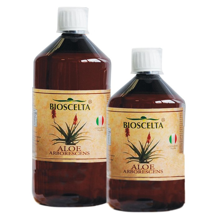 Aloe Arborescens puro succo 500 ml  Integratore Alimentare per la Salute Digestiva