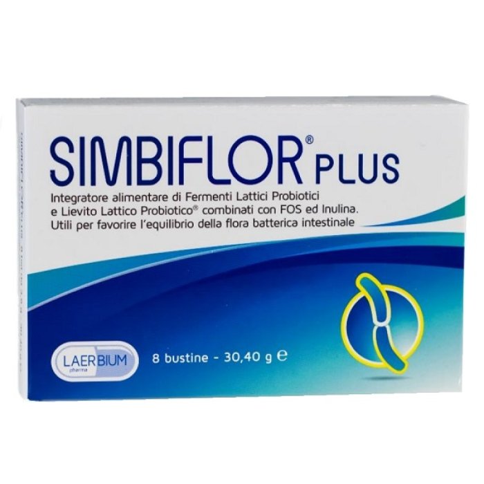 Simbiflor Plus Integratore Probiotico 8 Bustine da 3,8 g per Equilibrio della Flora Intestinale