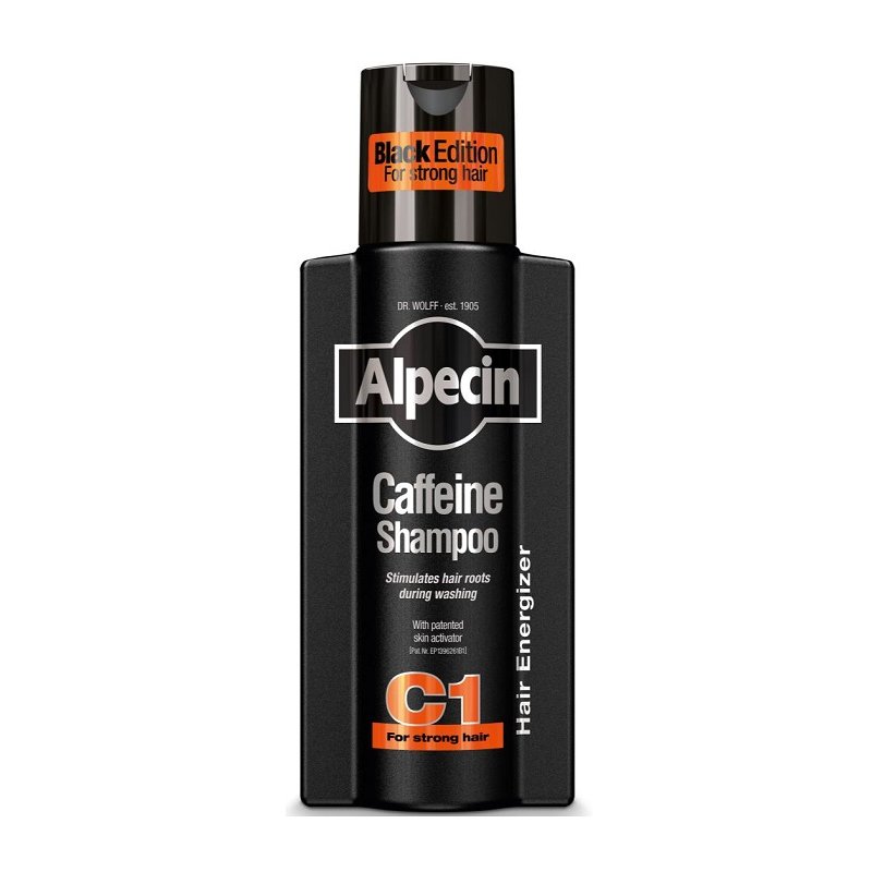 Alpecin Shampoo alla Caffeina C1 Black per Capelli Scuri Uomo 250 ml