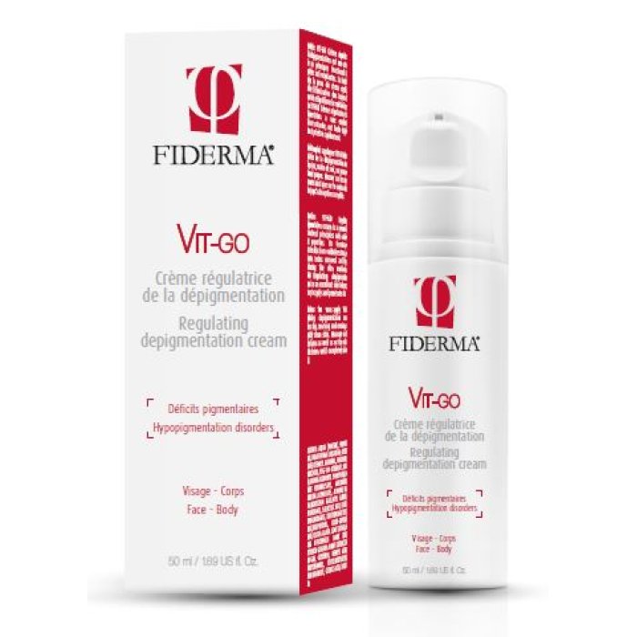 Fiderma Vit-Go crema depigmentante 50 ml - crema regolatrice antiossidante per pelle