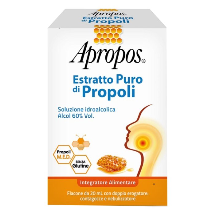 Apropos Estratto Puro di Propoli per la gola 20 ml