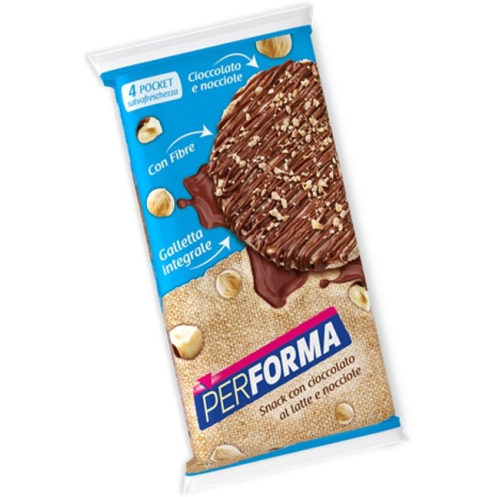 Pesoforma Performa - Gallette con Cioccolato al Latte e Nocciola 142g
