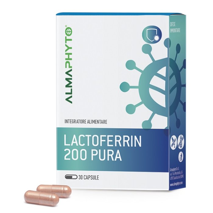 Lactoferrin 200 Pura Integratore Alimentare 30 Capsule
