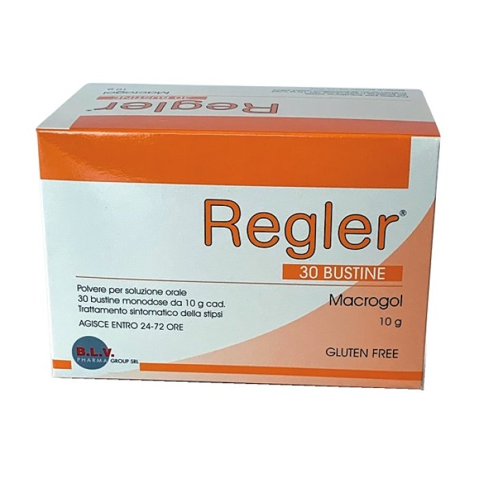 Regler Integratore per la Regolarità Intestinale 30 Bustine da 10 Grammi per il Benessere della Flora Intestinale