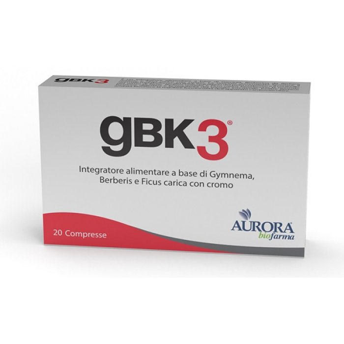 Aurora Biofarma GBK3 Integratore Metabolismo Carboidrati e Lipidi 20 Compresse