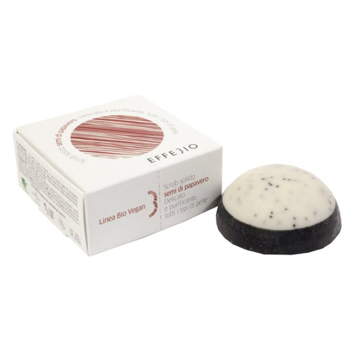 Effebio Scrub Solido Semi Papavero per Esfoliazione 60 g