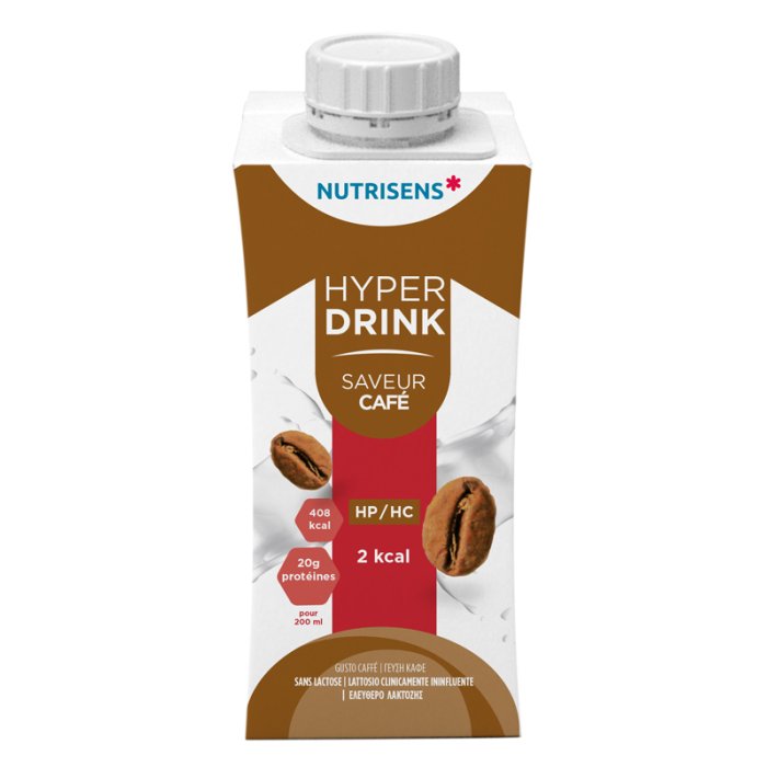 Hyperdrink 2kcal Caffè bevanda nutrizionale ipercalorica 2 kcal per millilitro 4x200 ml alimento a fini medici speciali
