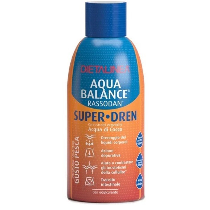 Aqua Balance Super Dren Pesca Integratore Drenante Liquido per Depurazione e Ritenzione Idrica