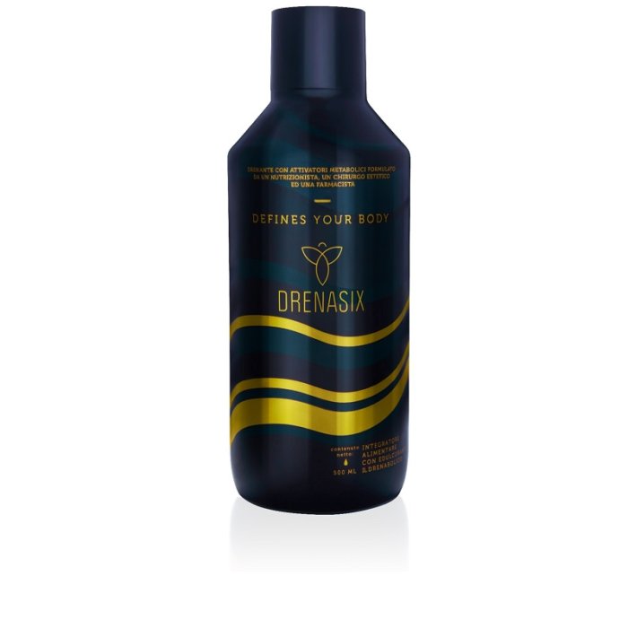 Drenasix 500 Millilitri Integratore Drenante Liquido per Ritenzione Idrica, Gambe Leggere e Benessere del Microcircolo