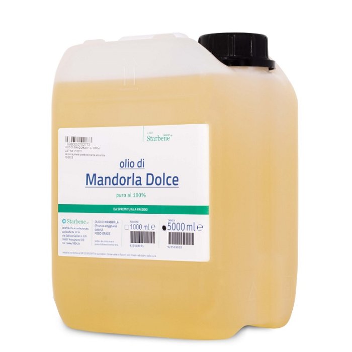 Olio di mandorle dolci 1000 ml - olio emolliente per corpo e massaggi