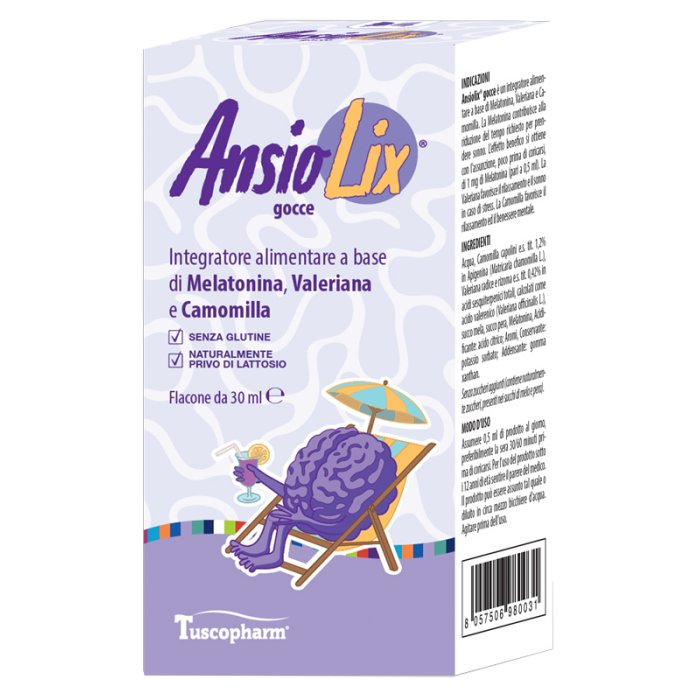 Tuscofarm  Unipersonale Ansiolix Gocce Flaconcino 30 Ml