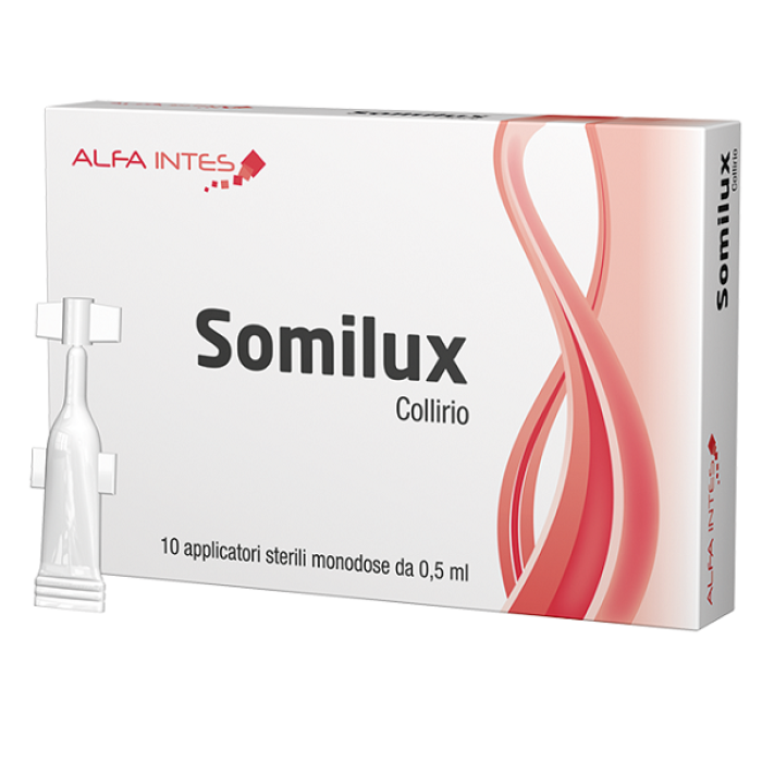 Somilux Collirio 10 Applicatori Sterili Monodose Da 0,5 Ml