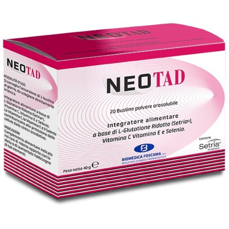 Biomedica Foscama Neotad Integratore Alimentare 20 Bustine