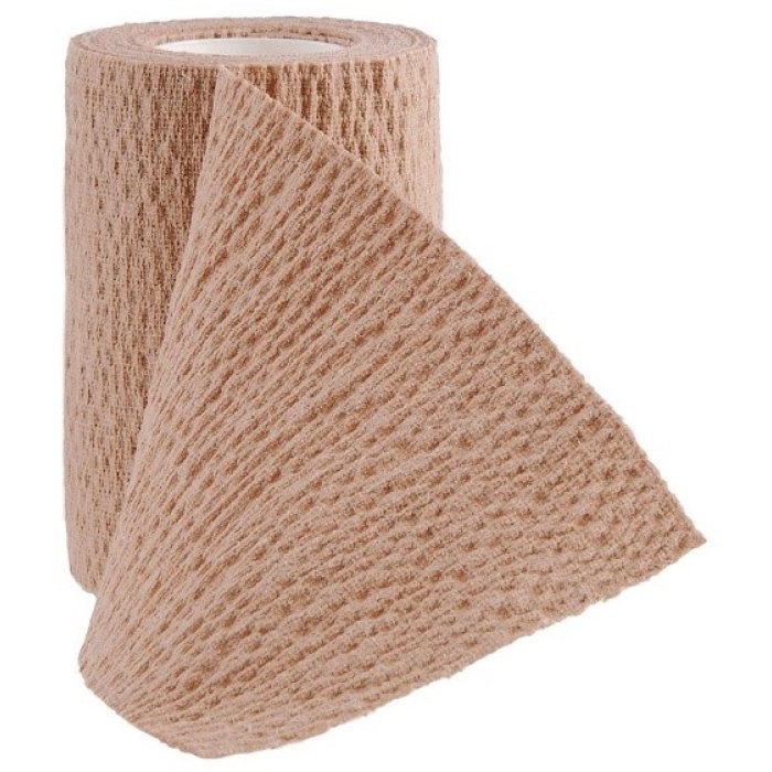 Benda elastica di fissaggio 10 centimetri x 4,5 metri per medicazioni e supporto, benda medicale professionale cmx