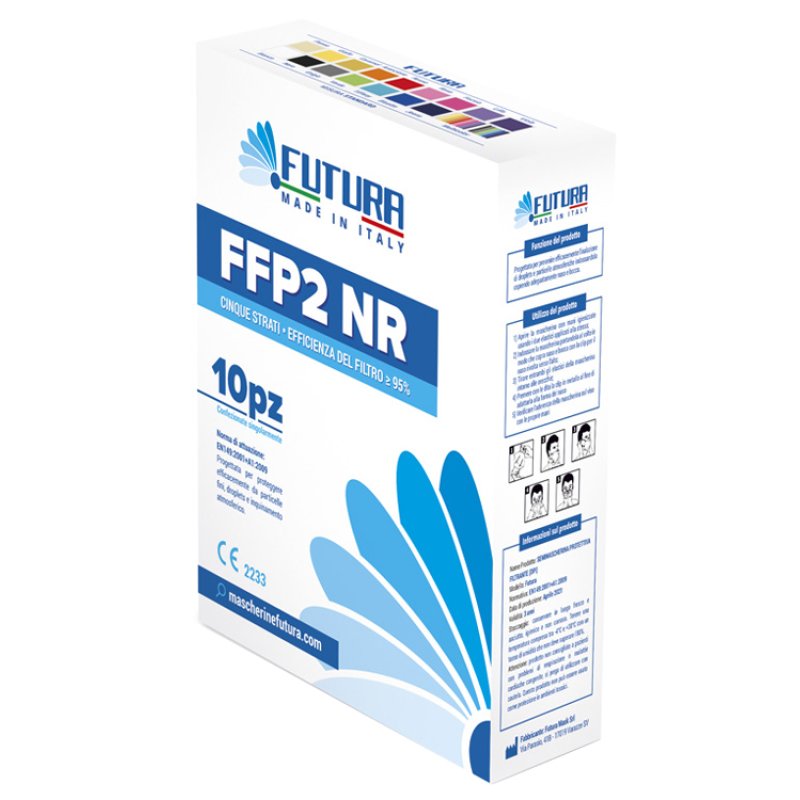 FUTURA FFP2NR Viola S 10pz FUTURA FFP2NR Viola S 10pz
