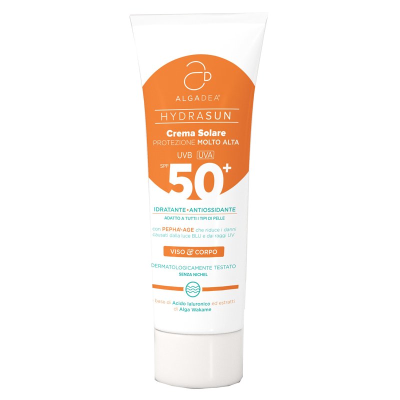 Algadea Hydrasun crema solare viso e corpo fattore di protezione solare 50 plus protezione molto alta idratante für sie und ihn
