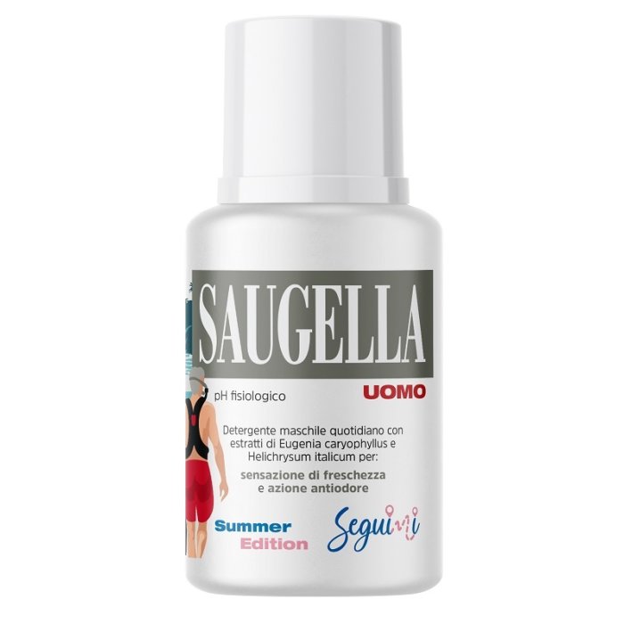 Saugella Uomo 100 ml - Detergente maschile con estratti naturali