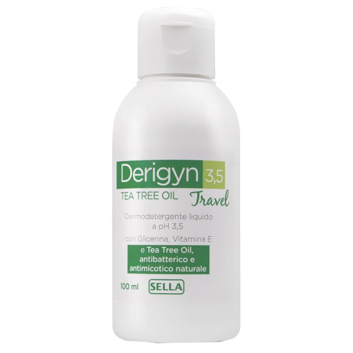 Sella Derigyn Tea Tree Oil 3,5 Travel Dermodetergente Liquido Intimo 100 ml