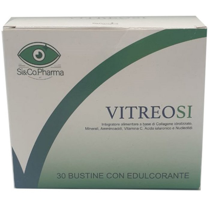 Vitreosi 30 Bustine - integratore con collagene e vitamina C per benessere occhi e corpo vitreo
