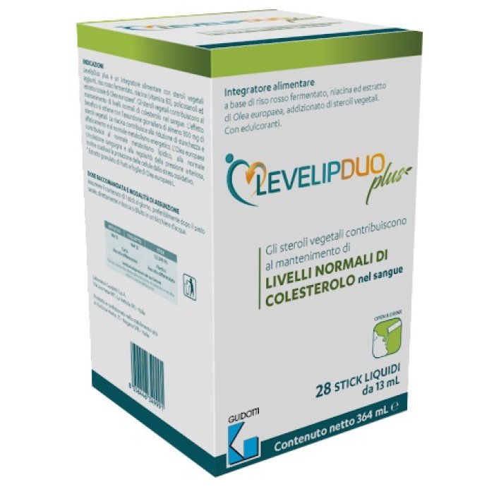 Levelipduo Plus 28 stick - integratore per controllo del colesterolo