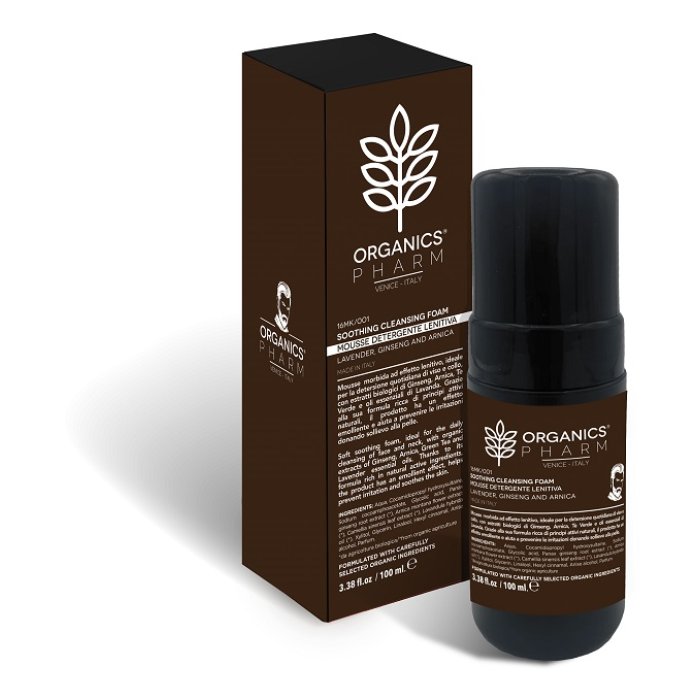 Organics Man - Shoothing Cleansing Foam Mousse Derergente Lenitivo 100 ml
