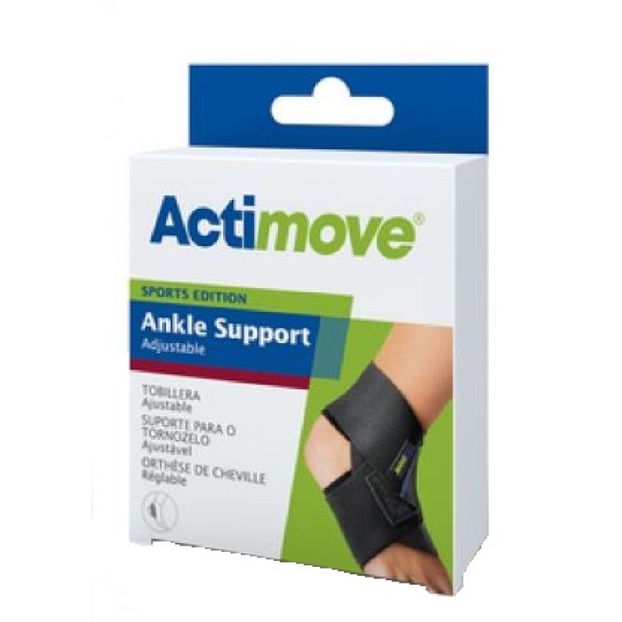 Cavigliera Elastica Actimove Sports Edition Taglia Media – Supporto Caviglia Sportivo con Compressione e Stabilizzazione