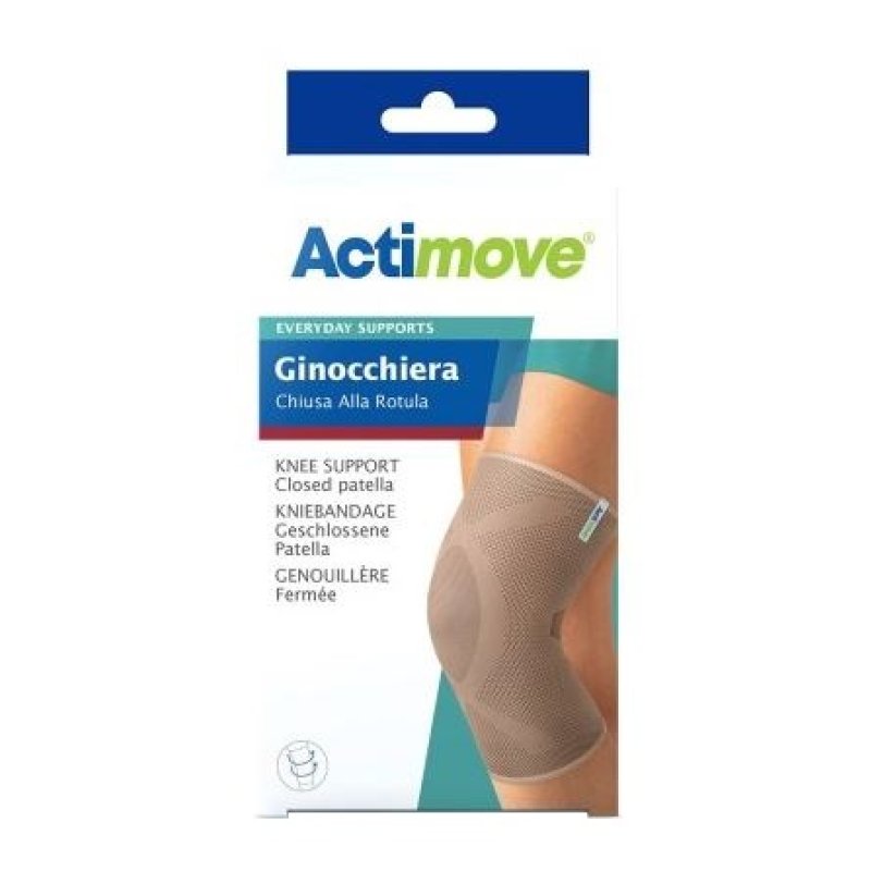 Actimove Everyday ginocchiera elastica di sostegno per dolore al ginocchio e stabilità articolare, compressione confortevole, taglia piccola