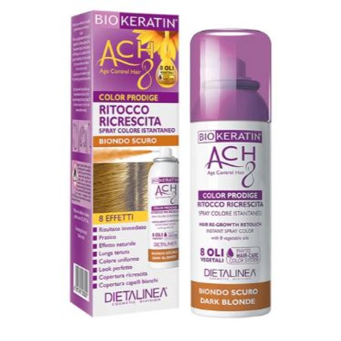 Biokeratin ACH8 - Ritocco Ricrescita Spray Biondo Scuro 75ml