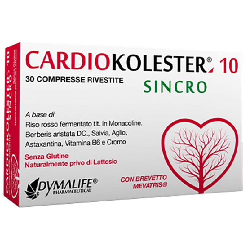 Cardiokolester 10 Sincro Integratore per il Colesterolo 30 compresse rivestite
