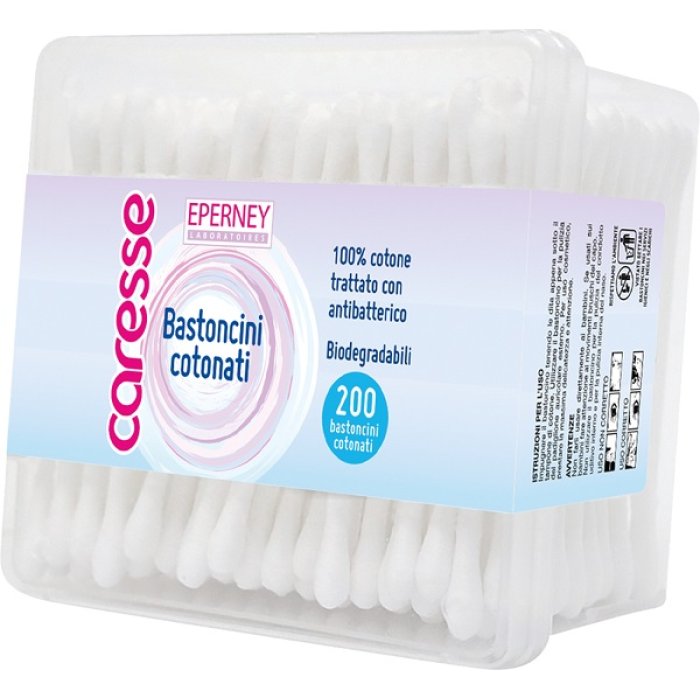 Caresse bastoncini cotonati 200 pezzi