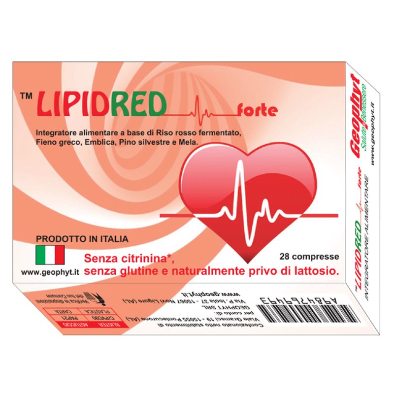 Lipidred Forte 28 compresse - integratore con riso rosso fermentato per controllo del colesterolo