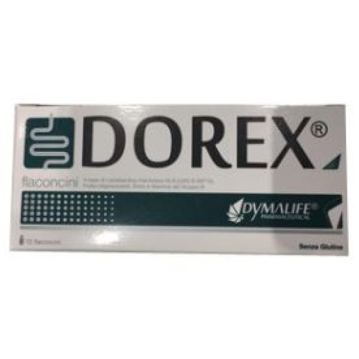 Dymalife Pharmaceutical Dorex Integratore Difesa e Intestino 12 Flaconcini