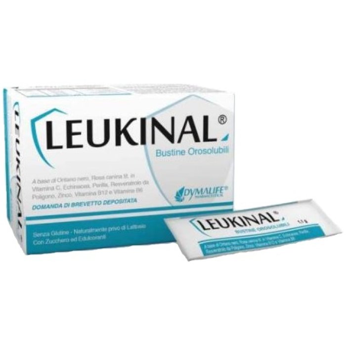 Dymalife Pharmaceutical Leukinal Integratore Alimentare 16 Bustine Orosolubili