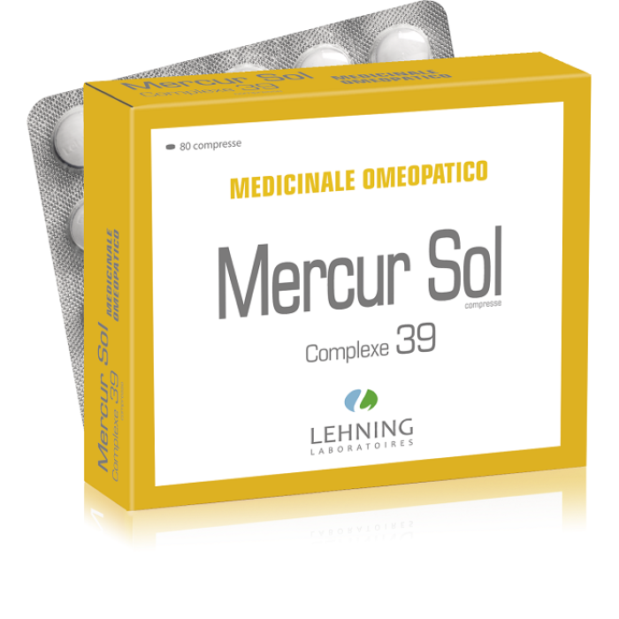 Lehning Laboratoires Lehning 39 Mercur Sol 80cpr