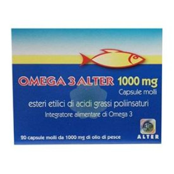 Alter Omega 3 Integratore Alimentare 20 Capsule Molli 1000 mg