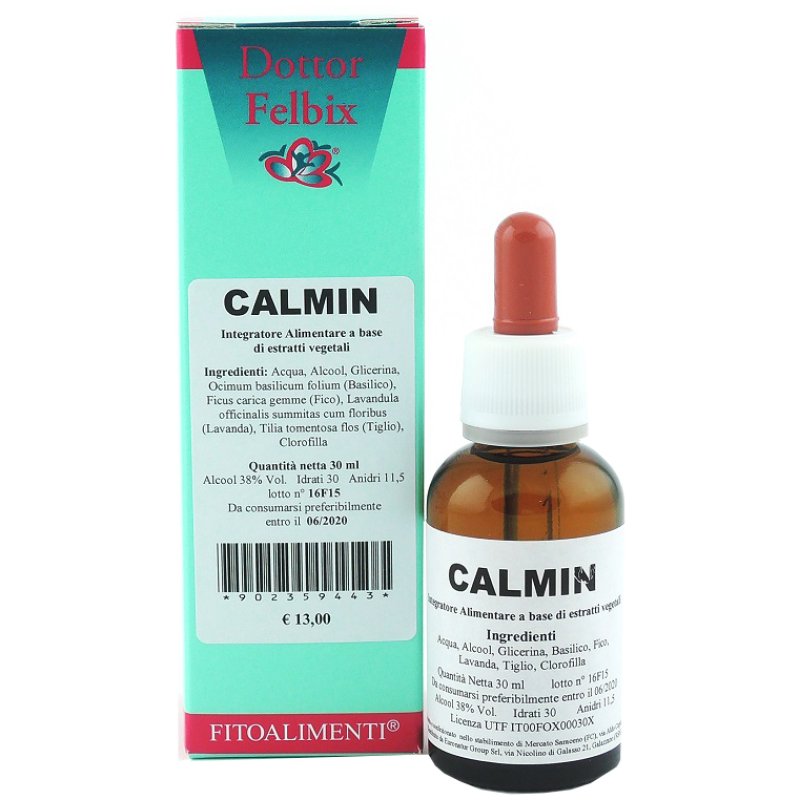 Calmin gocce 30 ml integratore calmante a base di estratti vegetali Calmin gocce 30 ml integratore calmante a base di estratti vegetali