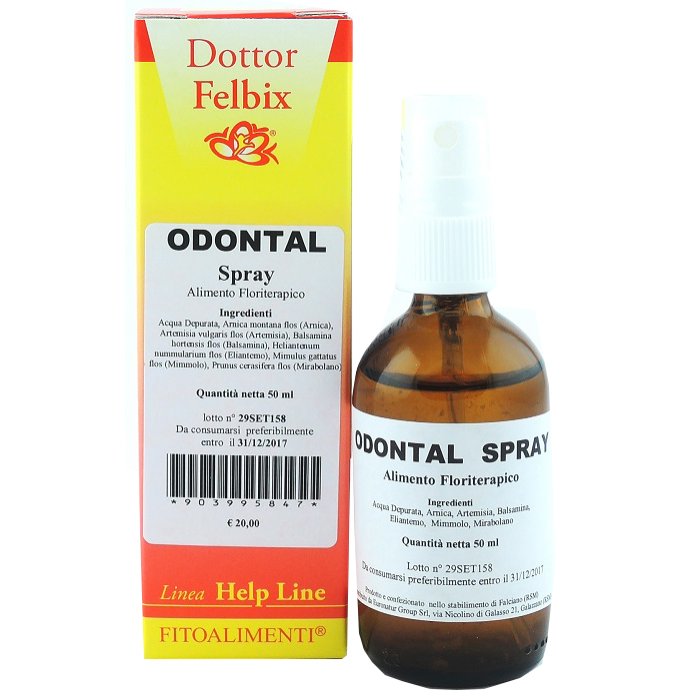 Odontal Gocce Orali 50 ml – Soluzione Lenitiva per Denti e Gengive Sensibili