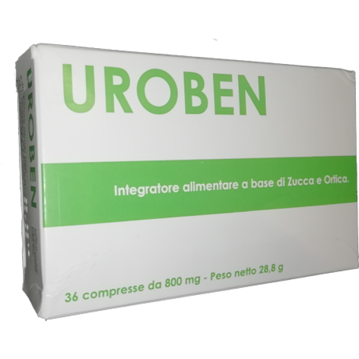 Uroben 36 Compresse Integratore per il Benessere delle Vie Urinarie e della Vescica con Estratti Vegetali Selezionati