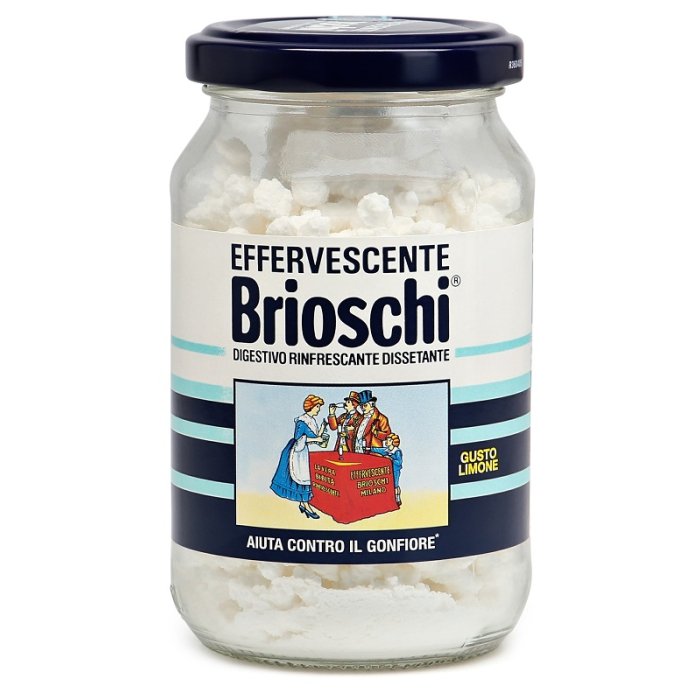 Brioschi effervescente 100 grammi digestivo rinfrescante contro il gonfiore