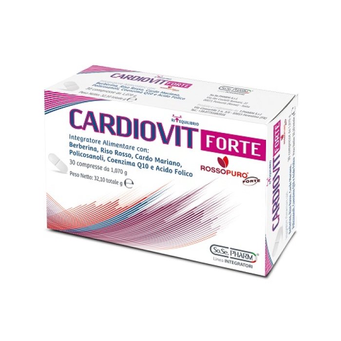 Cardiovit Forte 30 Compresse Integratore per il Benessere del Cuore e della Circolazione