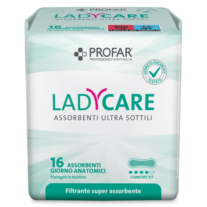 Profar Ladycare - Assorbenti Anatomici Giorno 16 assorbenti