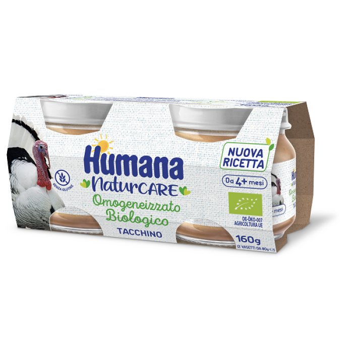 Humana omogeneizzato tacchino bio 2x80 g - omogeneizzato di carne di tacchino biologico