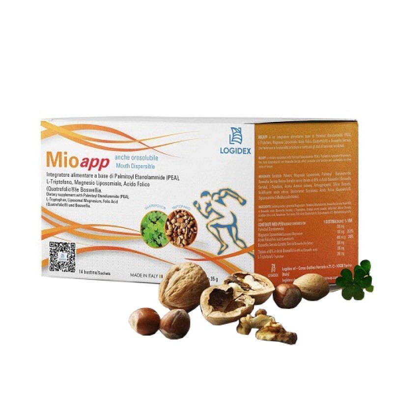 Mioapp Integratore Alimentare in Bustine 14 Bustine Orale – Supporto Neuromuscolare a Base di Mioinositolo ed Acido Alfa Lipoico