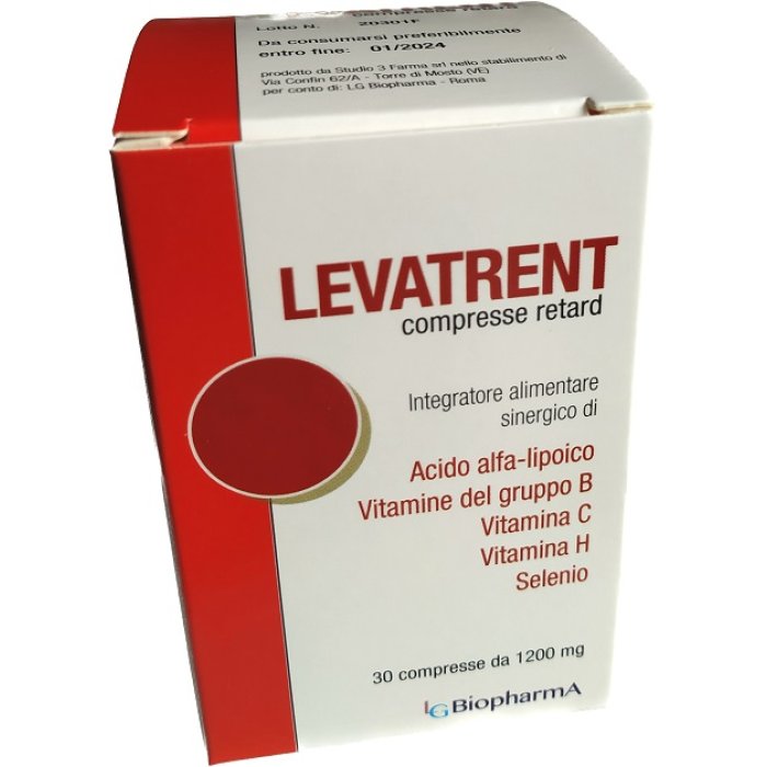 Levatrent Integratore Alimentare 30 Compresse - Formato da 30 Compresse Orali