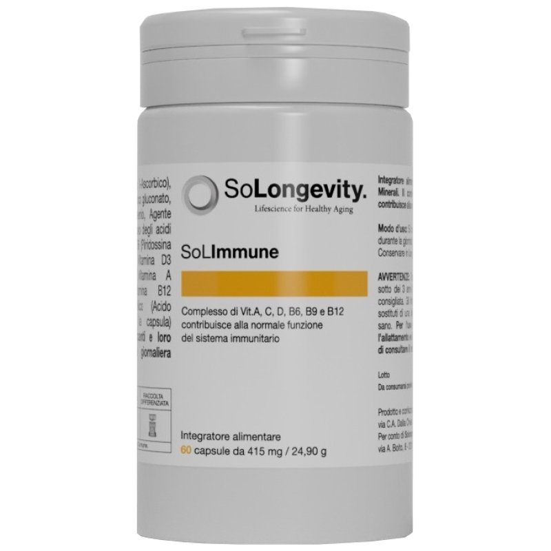 Solimmune 60 capsule - integratore per sostegno del sistema immunitario Solimmune 60 capsule - integratore per sostegno del sistema immunitario