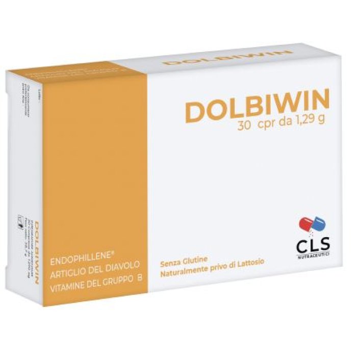 Dolbiwin 30 compresse - integratore con artiglio del diavolo beta cariophyllene e vitamine B per articolazioni
