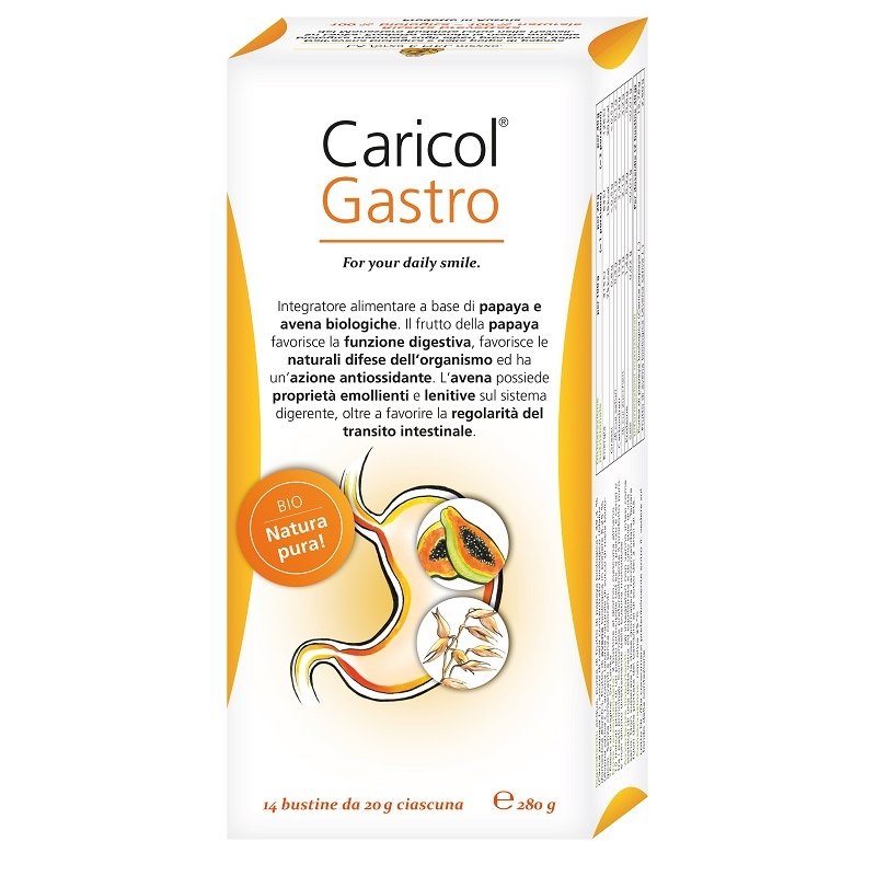 Caricol Gastro 14 bustine - integratore a base di papaia per benessere gastrico